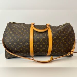 Louis Vuitton Keepall Bandoulière 55 in Monogram